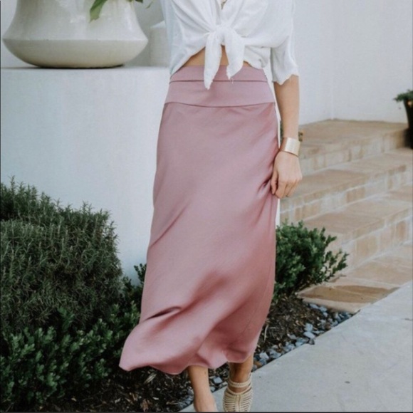 Free People Dresses & Skirts - Free People Normani Bias Midi Skirt